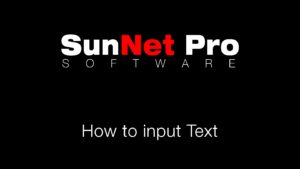 How to input Text